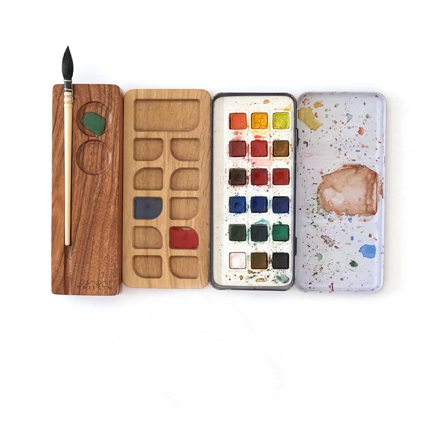Brush Case + Water Color Tray