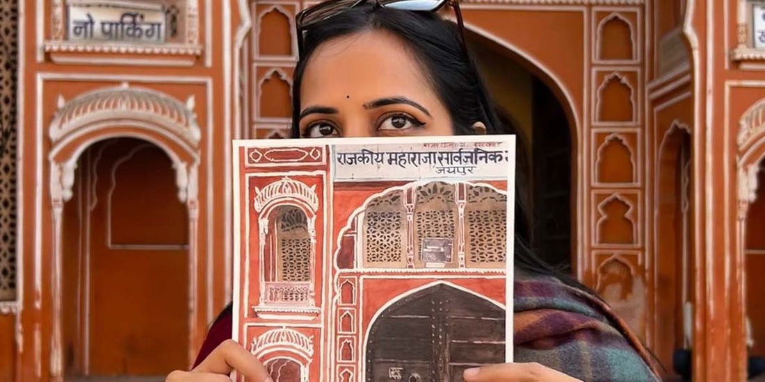 Girl in the Pink City: A Love Letter to Jaipur in Watercolors